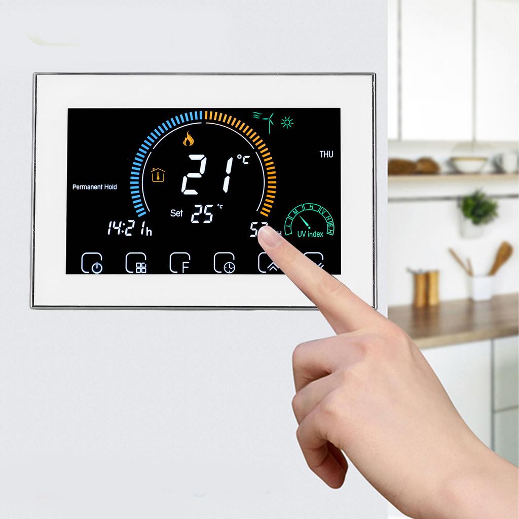 5A Smart Thermostat   WiFi APP Voice Control Programmable   Thermostat for Home Floor Hting AC95240V