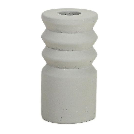 Portacandele in Cemento, Moderno Supporto Decorativo per Candeliere, Portacandele Conico Nordico per Centrotavola Matrimonio Festa, Scrivania da Pranzo, Mensola