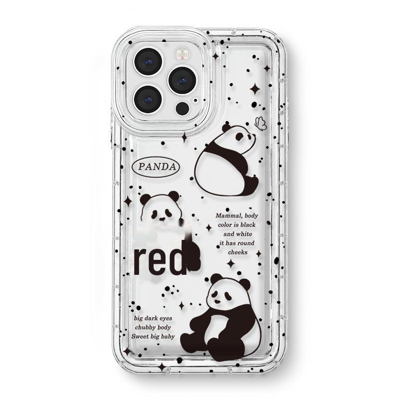 

Силиконовый чехол Zhitai Cartoon Glitter для iPhone 11/13/14/15 Pro с амортизирующей подушкой безопасности. XR