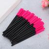 50Pcs Set Disposable Eyelash Brush Makeup Brushes Mascara Applicator Beauty ToolRose Red