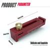 Woodworking Saw Seam Gauge Aluminum Alloy Depth Measuring Sawtooth Ruler Marking Gauge Measuring Tools