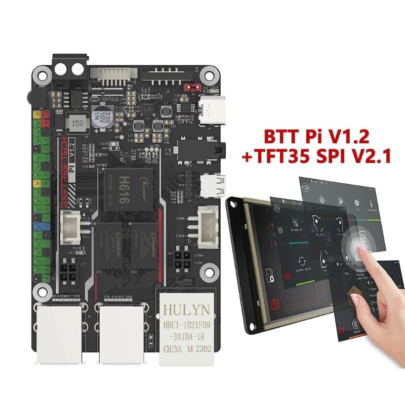 3D tiskárna Pi V1.2 + TFT35 SPI V2.1 řídicí deska, sada SPI LCD displeje, čtyřjádrový 64bitový procesor ARM CortexA53 1,5 GHz