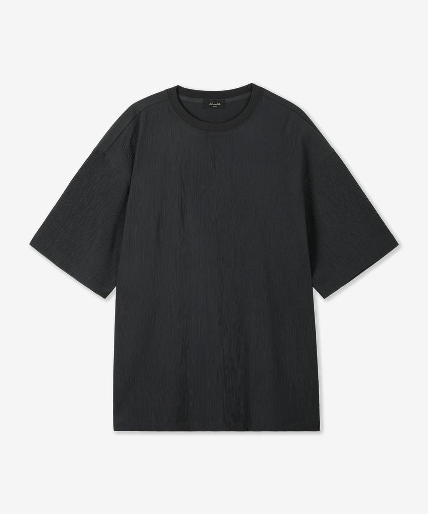 Tienjiti Kinoshita Seersucker Tee (Grey) Tnts6E200G2