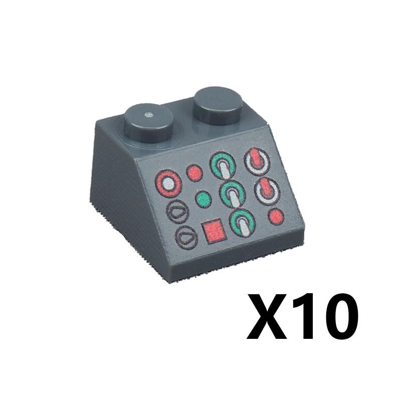 Accesorii Imprimate Oras Blocuri de Constructie Controller Calculator Monitor Tastatura Tablou de Bord Telefon Mobil Radio Mini Caramizi Jucarii pentru Copii