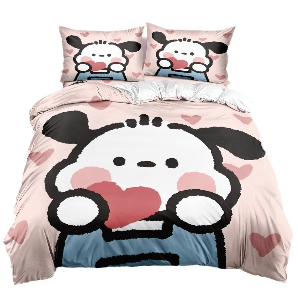 Children'S Bedding Three-Piece Set 90-120G Abrasive Cloth 3D Digital Printing