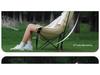 Adjustable Cotton Padded Folding Moon Chair for Autumn and Winter