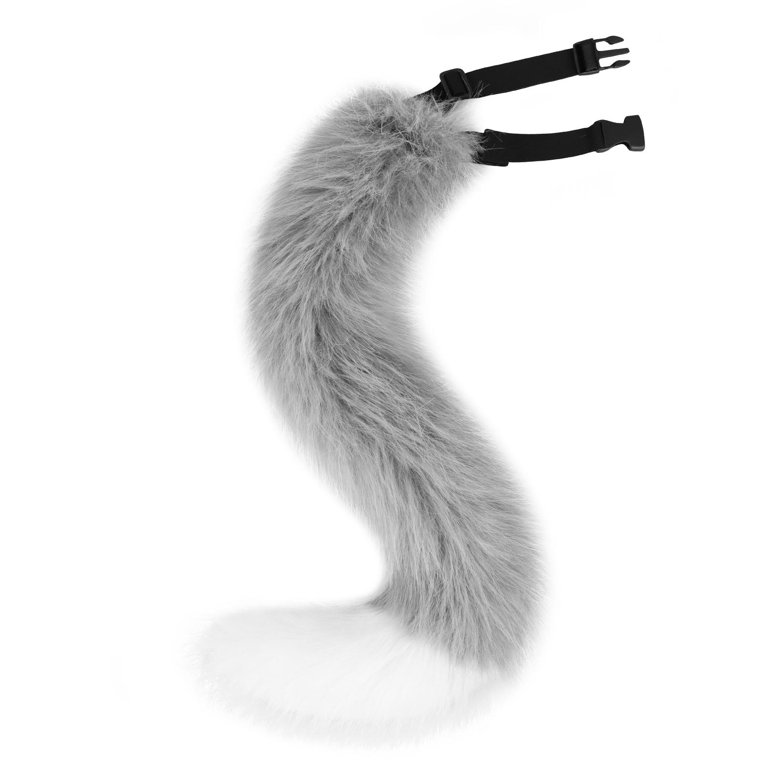 Erwachsene 26 Zoll Wolfsschwanz Weiches Langes Fell Katze Fuchs Kostüm Schwanz Für Halloween Kostümparty 26 inch