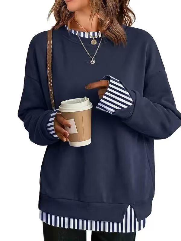 2025 Retro Oil Painting Long Sleeve French Shirt for Women