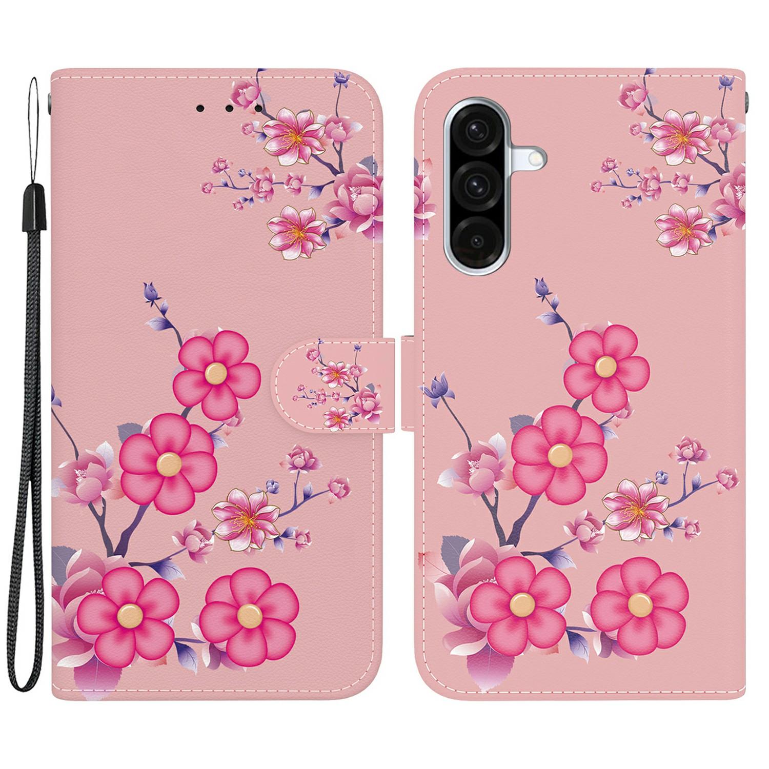 

For Samsung Galaxy A17 5G/A17 4G/A26 5G Wallet Phone Case Anti-Drop Leather Flip Cover Pattern Printing B