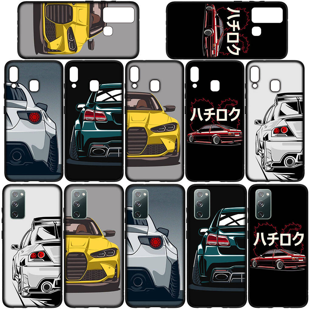 Phone Case for Samsung Galaxy S25 S23 S22 S21 S24 Ultra FE A05 A06 A15 A16 A36 A37 A35 A54 A55 A56 A57 A25 A26 A53 A17 Anime Supercar Super Car Cover