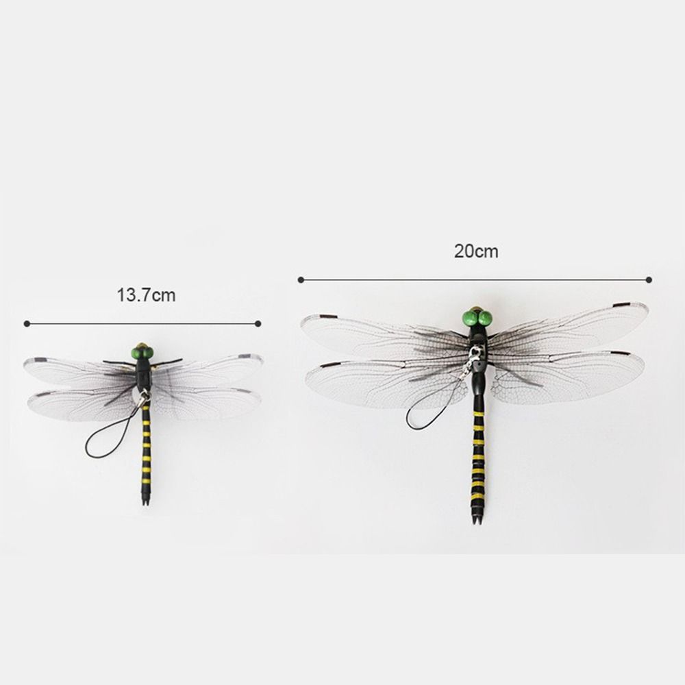 Scare Away Simulation Dragonfly Insect Model 3D Dragonfly Garden cor Outdoor Hanging Ornament