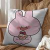 soft round Naughty Rabbit Asamimichan Pillow Case Living Sofa Cushion Cover Suitable For Home Bedroom Room Decoration
