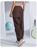 Women's Retro Cargo Slimming Windbreaker Pants for Autumn/Winter Running