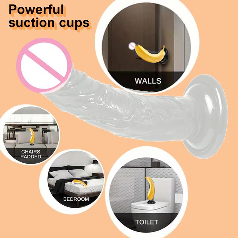 Realistic G-Spot Jelly Dildo Silicone Penis with Suction Cup Butt Plug Anal Toys Sex Toys for Women Female Masturbation Pussy