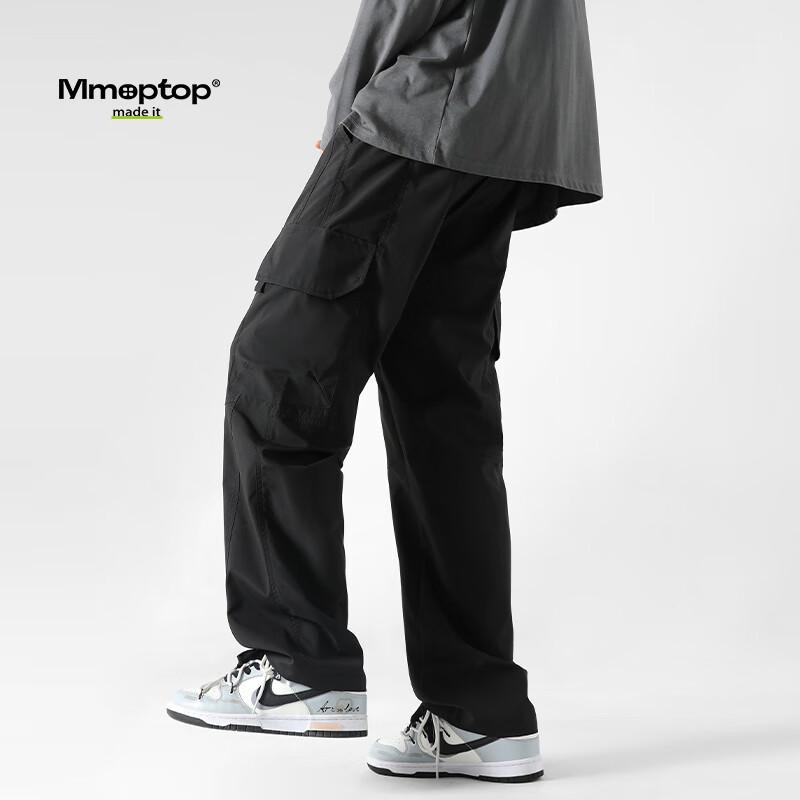 MMOPTOP Men's K1107 Summer Straight Leg Cargo Pants