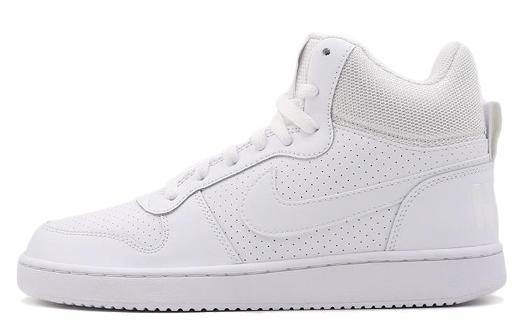 

Nike Court Borough Non slip Lightweight Mid top Skateboard Shoes Men s Pure White 838938-111 41