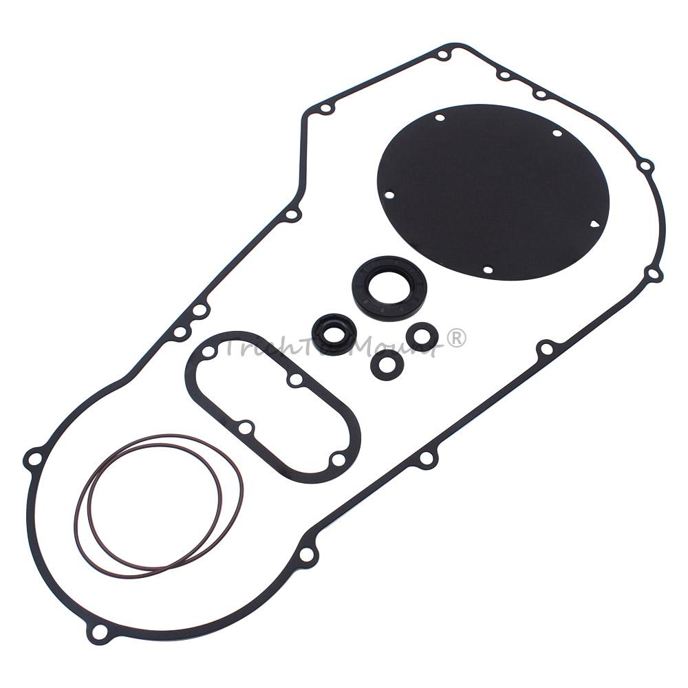 Motorcycle Primary Clutch Cover Gasket Seal Kits For Harley Dyna Low Rider FXDL Softail Fat Boy Springer Classic FXST 1994-2006