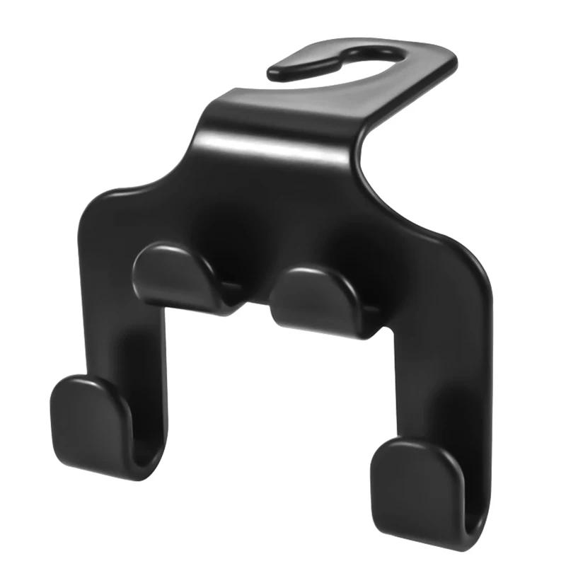 

Вешалка для подголовника автомобильного сиденья, черный, универсальный органайзер для хранения вещей, для зонта, сумки, пальто, универсальный автомобильный держатель, черный