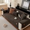 Lambswool Sofa Cushion Winter Non-Slip Plush Thickened Nordic Sofa Cover Cushion Cover Towel
