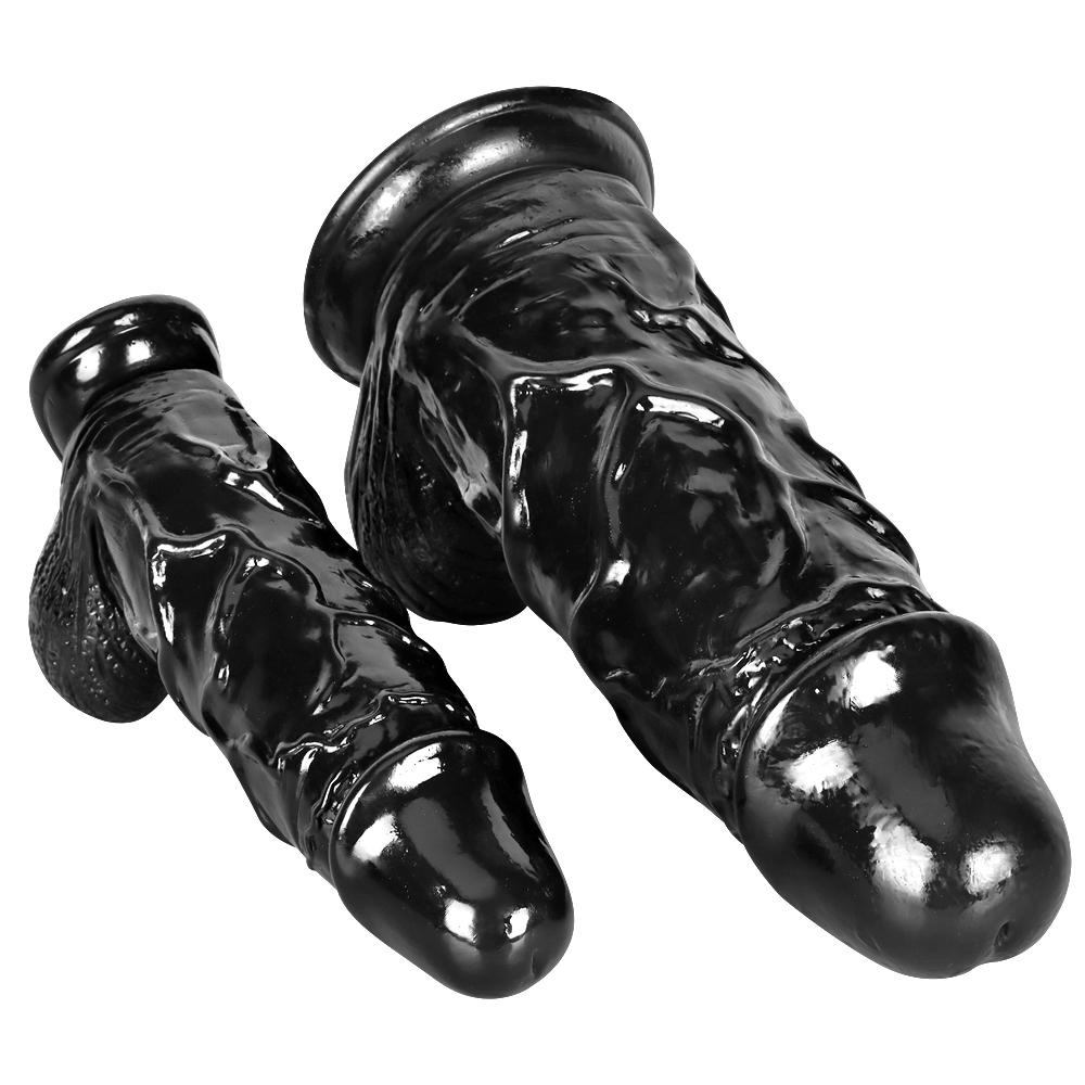 Huge Black Penis Fisting Big Dildo Adult Sex Toy Realistic Dick Strap On Cock Femdom Women's Masturbator