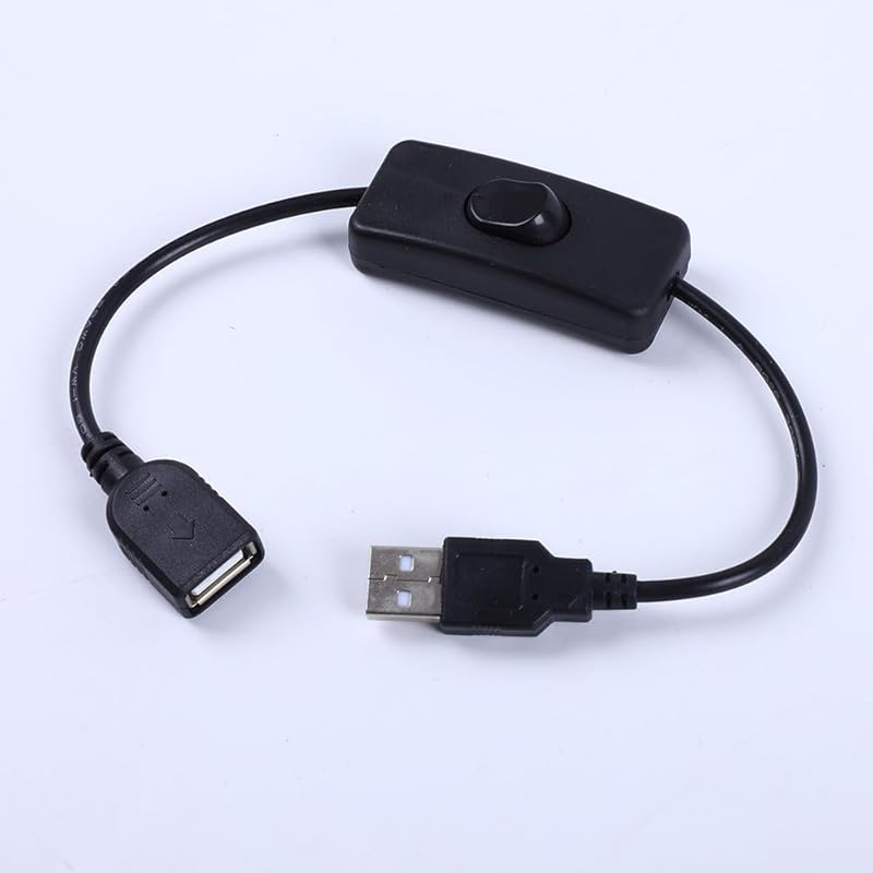 usb extension cable set of 4 on With off switch black 30cm USB A male female USB switch Reduced wear one's home studio usb power cable Data