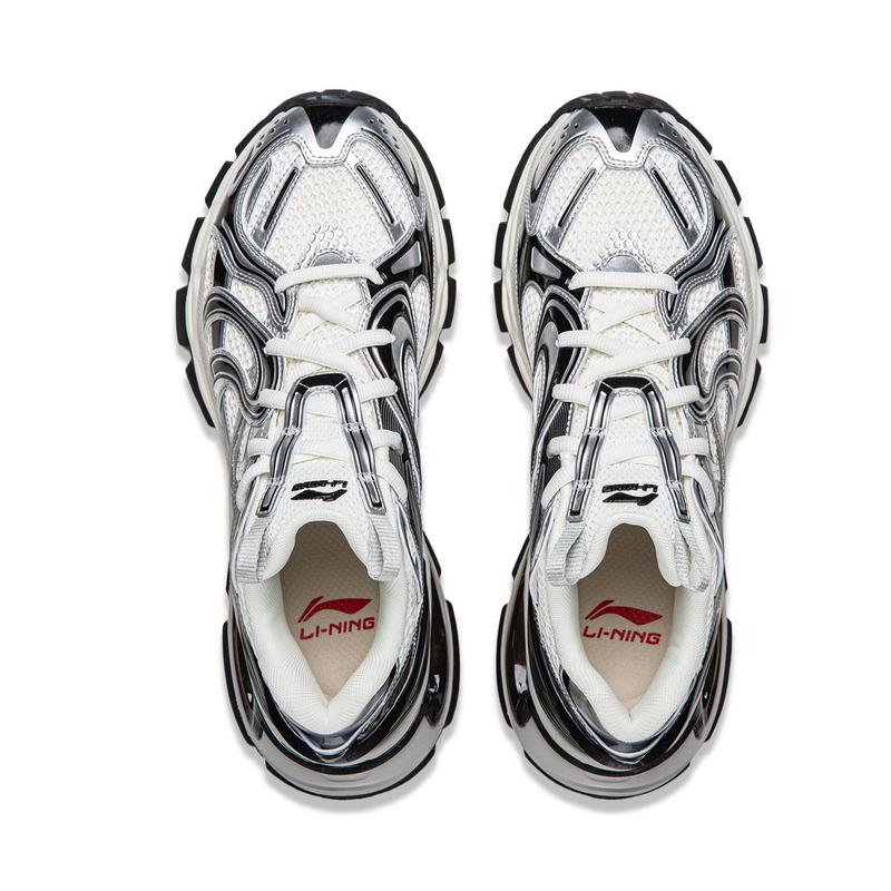 Li Ning Furious Rider BOW Cushioning Abrasion Resistant Cushioning, Wear Resistant Low Top Casual Shoes Men's AZGV253-1