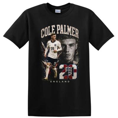Cole Palmer T Shirt England Soccer Player National Team Graphic Tee
