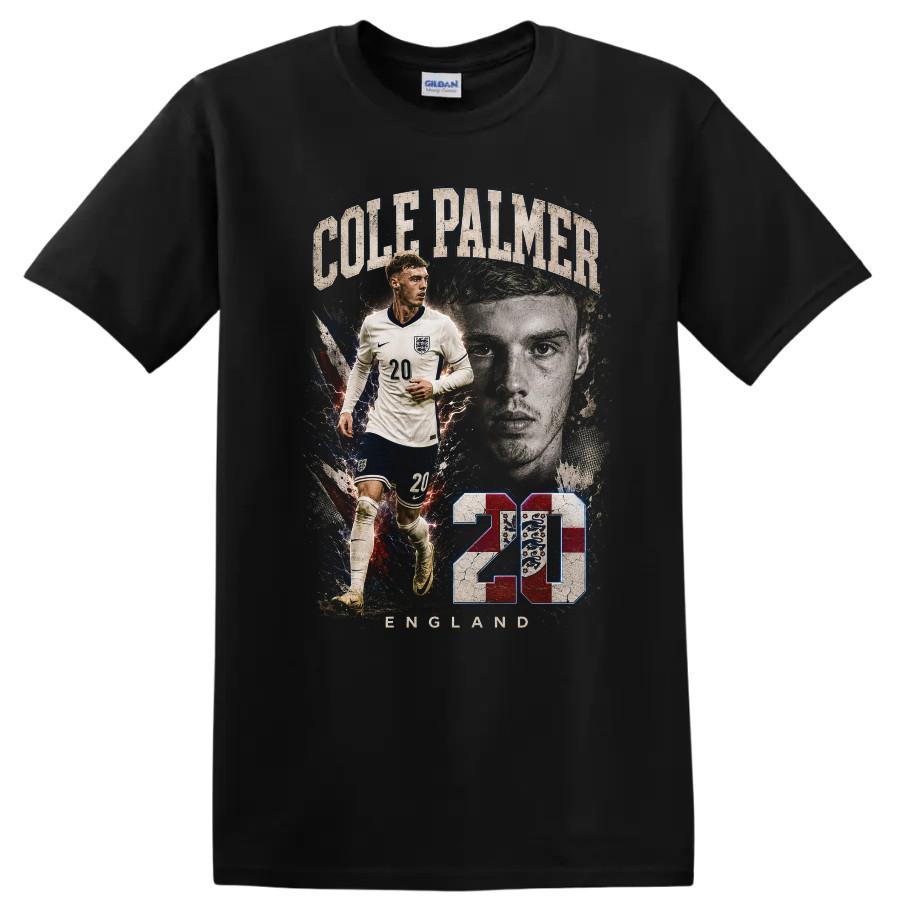 Cole Palmer T Shirt England Soccer Player National Team Graphic Tee