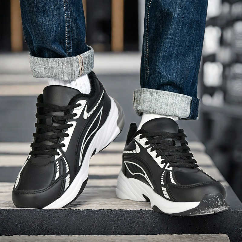Zapatos Coloridos de Cuero PU con Número de Moda Para Hombres Zapatillas Moradas para Hombre Tenis Negro Hombre Deportivas Sapatenes Zapatillas de Ocio Donna