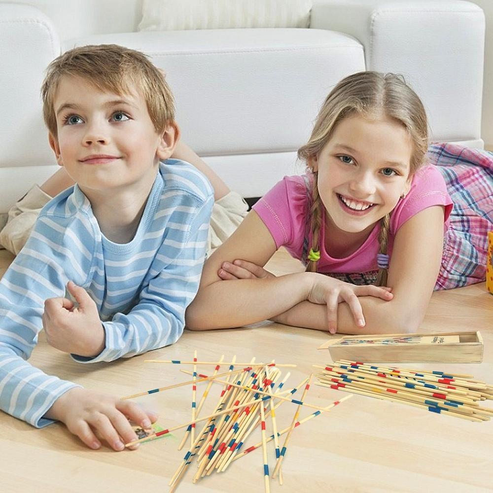 Toys Pick Up Sticks Pick Up Sticks Set Wooden Pick Up Sticks Pick Stick Game Wooden Math Toys