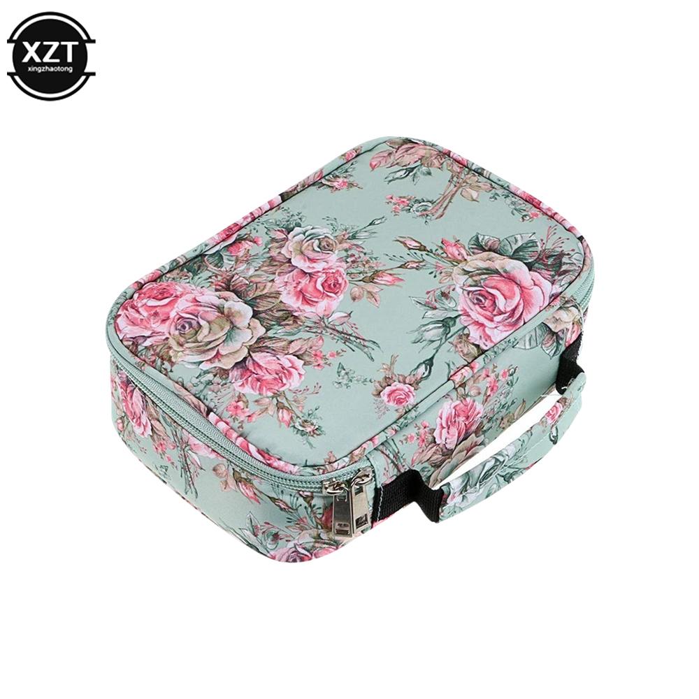 

Универсальные школьные пеналы на 72 отверстия, 3 отделения, школьный холщовый пенал, тканевая сумка для ручек, коробка, чехол для художественных канцелярских принадлежностей ярко-розовый