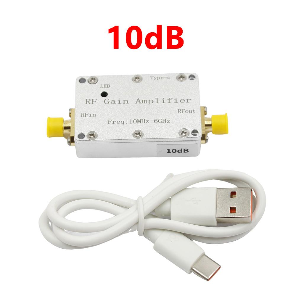 

10M-6GHz RF Amplifier High Gain Drives Receiving Amplifier Gain 10dB/20dB/30dB/40dB Type C