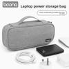 Portable Laptop Charger Storage Bag, Electronic Organizer Pouch for Power Adapter, Cables, Hard Drives, and Tech Accessories