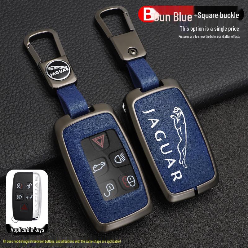 Jaguar Key Case for XFL, XEL, F-Pace, F-Type, XF, XE, XJ, E-Pace Models