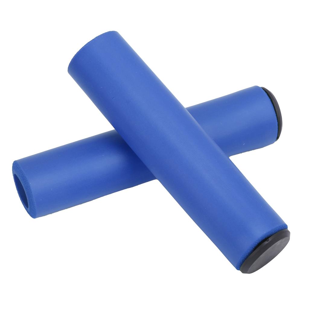 30g 1 Pair Lightweight Silicone Handlebar Sleeve for MTB Anti Slide Foam Handlebar Sleeve Bleu