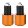 2 Peças Acessório de Modificação de Motocicleta Plug de Extremidade de Guidão para Guidão de 22mm de Diâmetro (Ouro)