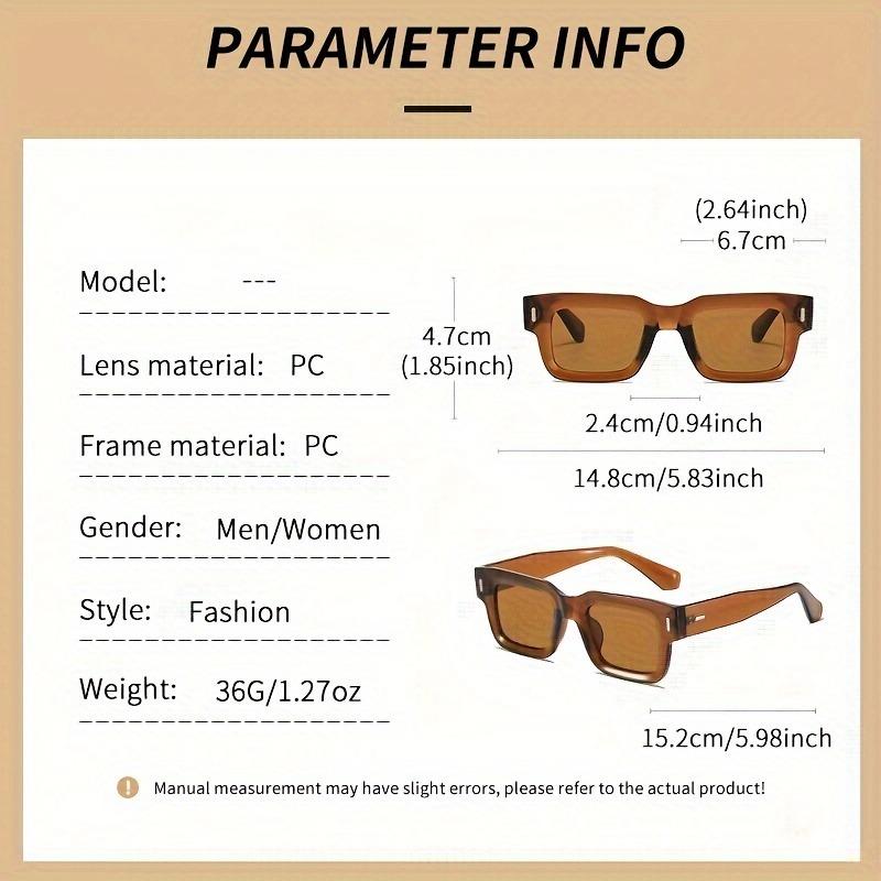 Retro Small Rectangle Punk Sunglasses for Women Fashion Vintage Men Traveling Ins Brand Design Trends Shades Eyewear