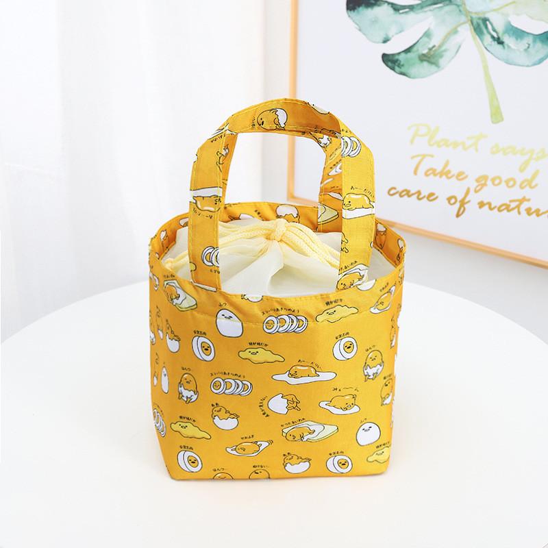 Bag Insulated Lunch With Drawstring For Outings And Picnics