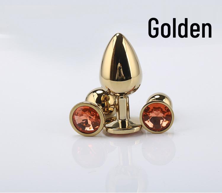 Diamond-Studded Metal Butt Plug for G-Spot Pleasure