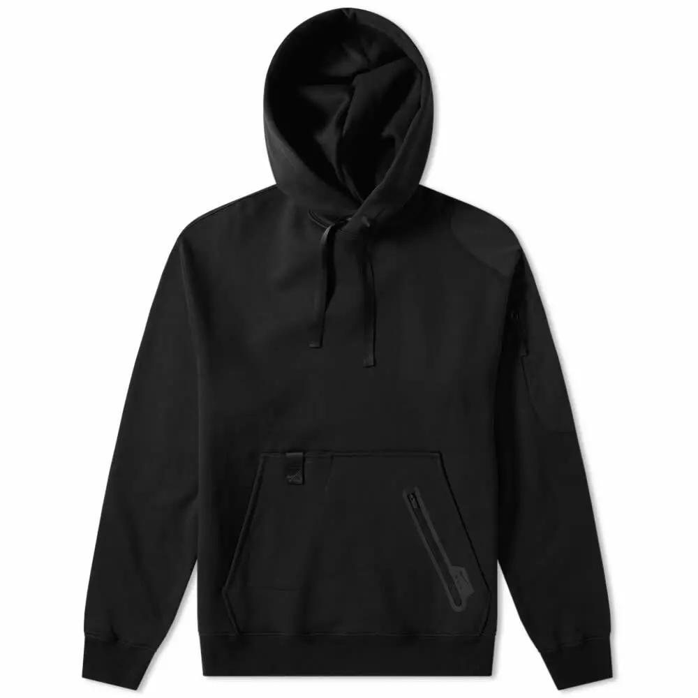Nike X MMW Pullover Hoodie Black Men Streetwear AR5612-010