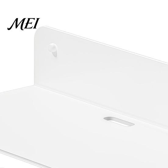 Sturdy Floating Shelf for Ornaments 2PCS Small Hanging Shelf, Adhesive-Backed/Hole Punching Installation Space Saving Wall Display Stand Design,
