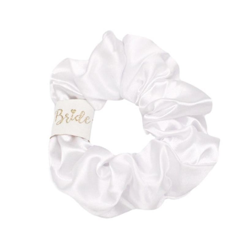 Bridesmaid Hair Tie Hair Scrunchies Ponytail Holder Wedding Party Accessories Bridesmaid Scrunchies Proms Gifts