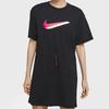 Nike Sportswear 3D Shadow Print Short Sleeve Dress Women Dress Black CU5173-010