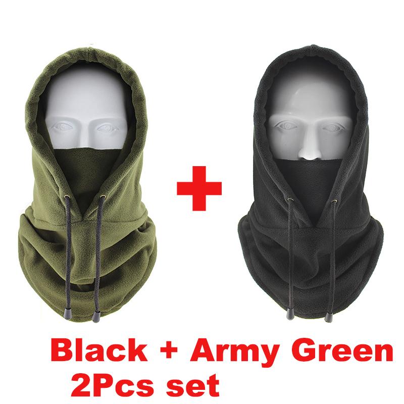 Winter Warm Balaclava Motorcycle Riding Full Face Mask Hat Thermal Windproof Cycling Cap Men Women Fleece Neck Warmer Scarf Hats