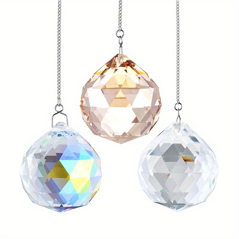 Transparent Pendant Prism Light Bead Sun Catcher, Rainbow Making Artifact, Wedding Home Party Atmosphere Decoration.
