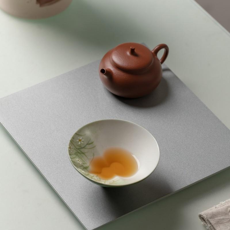 Hand-Painted Daisy Ceramic Teacup Cute Small Tea Cup Women Fulu Qiankun 60ml