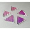 50pcs Sew On AB Crystal Rhinestones Irregular Acrylic AB Beads, Sew On Stones Crystal Strass (AB, Triangle 25MM)