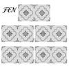 Waterproof Wall Decals for Kitchen 5Pcs Vintage Brick Tile Stickers, Oil?Proof Wallpaper, Peel Oil Proof Stickers Bathroom & Stick Backsplash Living