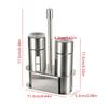 Durable 304 Steel Spices Container Feature Precise Pouring Control And Seal Lid For Seasoning Organization