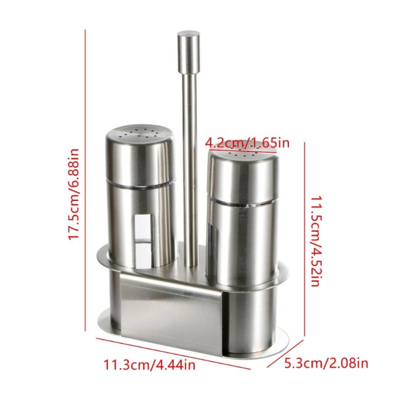Durable 304 Steel Spices Container Feature Precise Pouring Control And Seal Lid For Seasoning Organization